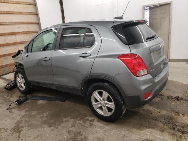 3GNCJKSB2LL215947 - 2020 CHEVROLET TRAX LS GRAY photo 2