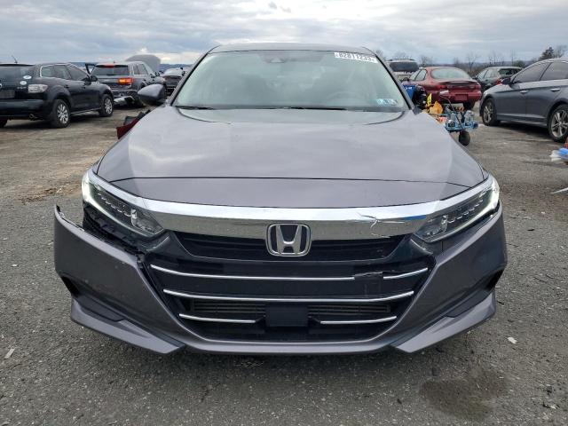 1HGCV1F12MA012463 - 2021 HONDA ACCORD LX GRAY photo 5