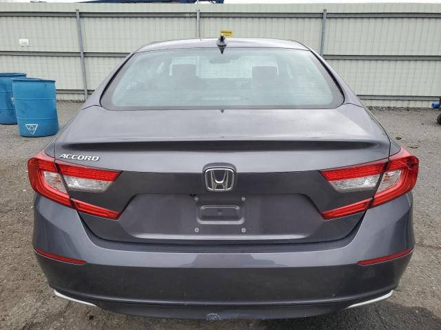 1HGCV1F12MA012463 - 2021 HONDA ACCORD LX GRAY photo 6