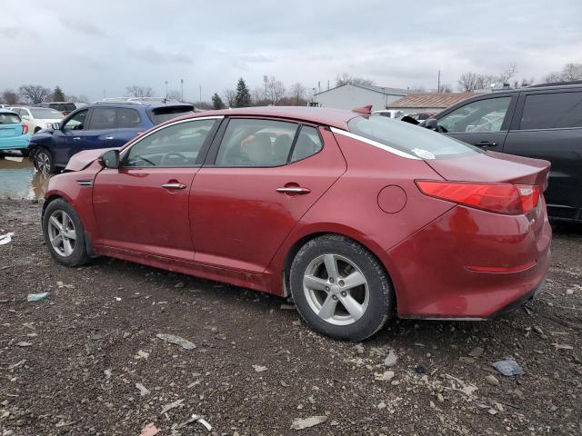 5XXGM4A76FG456954 - 2015 KIA OPTIMA LX RED photo 2