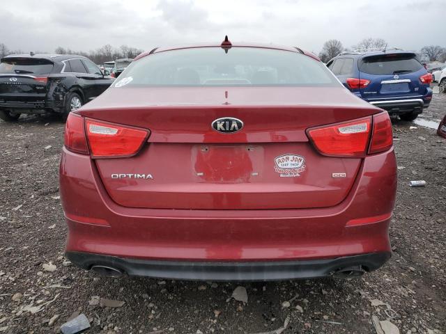 5XXGM4A76FG456954 - 2015 KIA OPTIMA LX RED photo 6