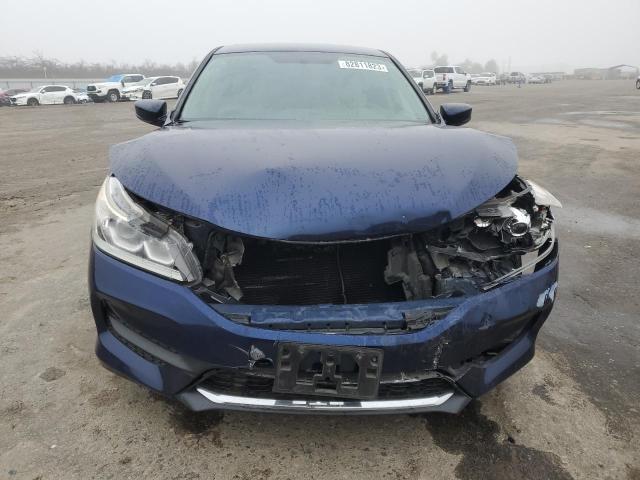 1HGCR2F36GA085108 - 2016 HONDA ACCORD LX BLUE photo 5