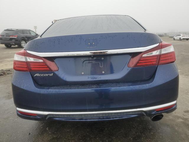 1HGCR2F36GA085108 - 2016 HONDA ACCORD LX BLUE photo 6