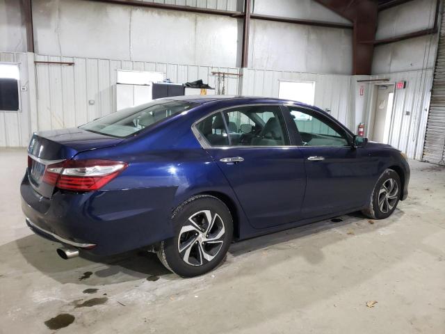 1HGCR2F37GA035690 - 2016 HONDA ACCORD LX BLUE photo 3