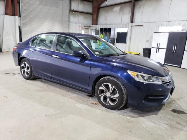 1HGCR2F37GA035690 - 2016 HONDA ACCORD LX BLUE photo 4