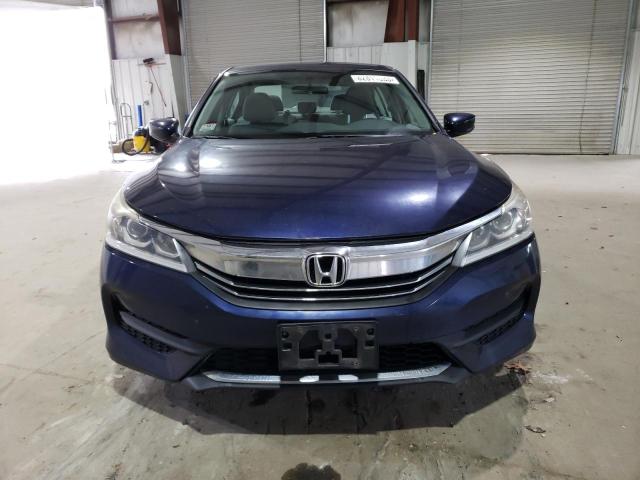 1HGCR2F37GA035690 - 2016 HONDA ACCORD LX BLUE photo 5