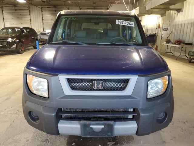 5J6YH28594L031849 - 2004 HONDA ELEMENT EX BLUE photo 5