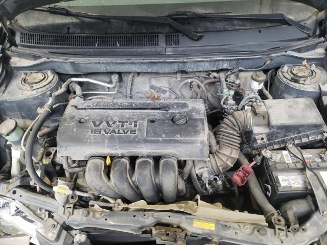 2T1KR32E55C860420 - 2005 TOYOTA COROLLA MA XR GRAY photo 11