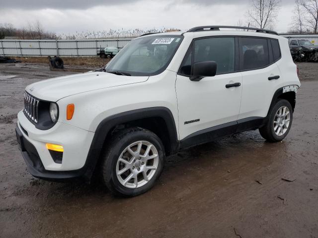 ZACNJBAB7KPJ77413 - 2019 JEEP RENEGADE SPORT WHITE photo 1