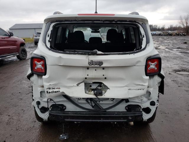 ZACNJBAB7KPJ77413 - 2019 JEEP RENEGADE SPORT WHITE photo 6