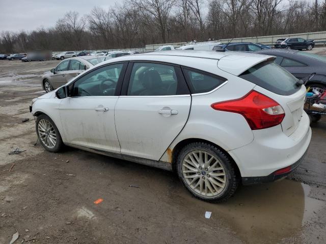 1FAHP3M22CL474391 - 2012 FORD FOCUS SEL WHITE photo 2