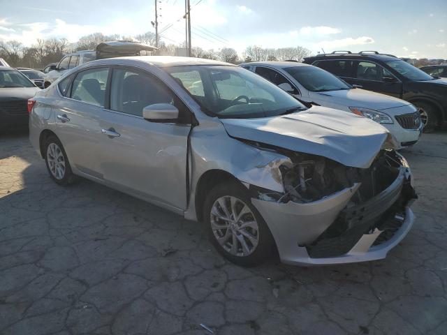 3N1AB7AP3KY433004 - 2019 NISSAN SENTRA S SILVER photo 4