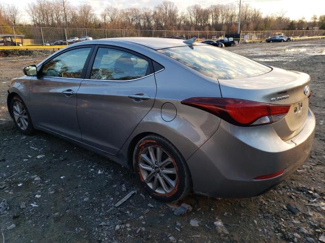 KMHDH4AE5FU456083 - 2015 HYUNDAI ELANTRA SE SILVER photo 2