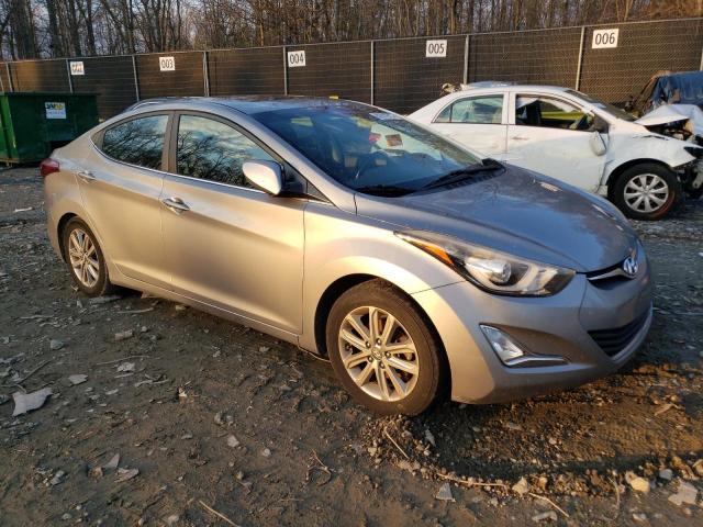 KMHDH4AE5FU456083 - 2015 HYUNDAI ELANTRA SE SILVER photo 4