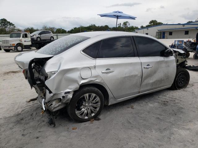 3N1AB7AP4JY325585 - 2018 NISSAN SENTRA S SILVER photo 3