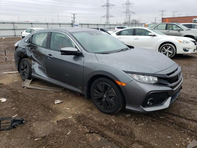 SHHFK7H60KU210817 - 2019 HONDA CIVIC EX GRAY photo 4