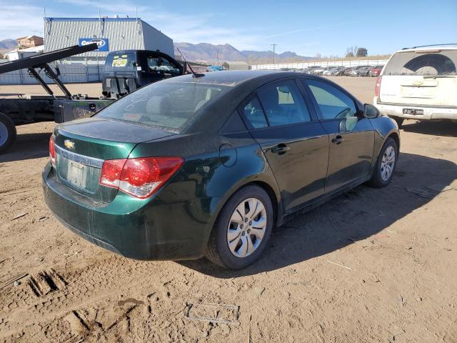 1G1PA5SH5E7213206 - 2014 CHEVROLET CRUZE LS GREEN photo 3