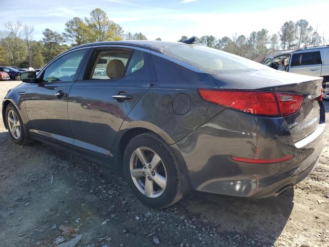 5XXGM4A78FG512618 - 2015 KIA OPTIMA LX CHARCOAL photo 2