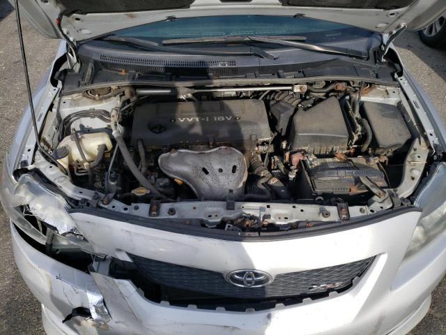 2T1BE40E69C028191 - 2009 TOYOTA COROLLA XRS SILVER photo 11