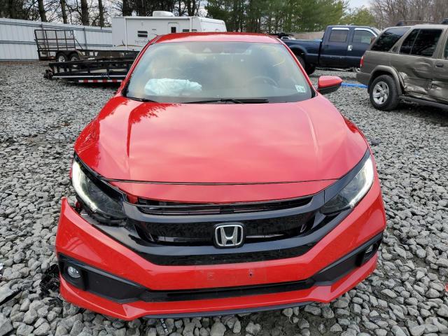 2HGFC2F80LH589479 - 2020 HONDA CIVIC SPORT RED photo 5