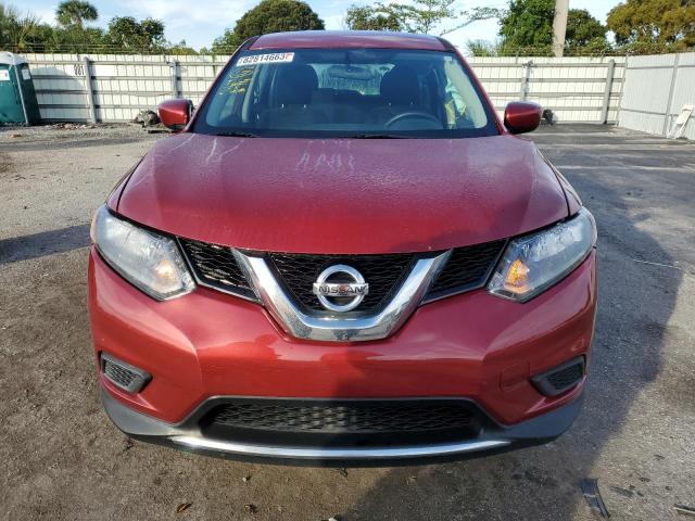 5N1AT2MT4GC896478 - 2016 NISSAN ROGUE S MAROON photo 5