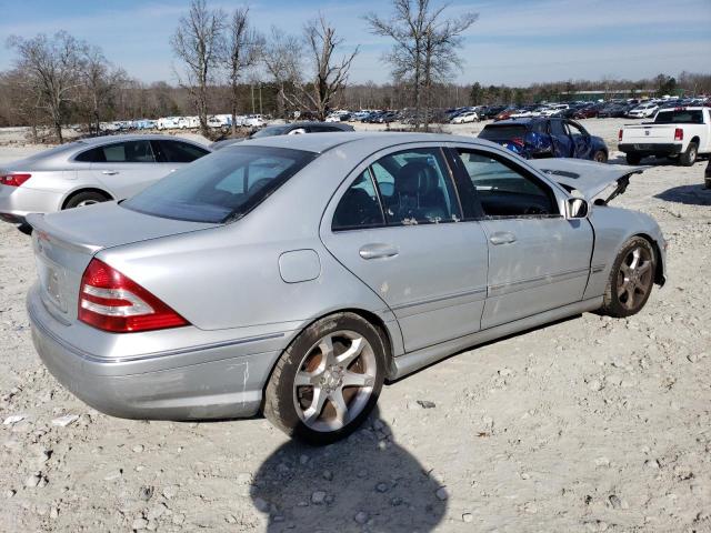 WDBRF52H77F918744 - 2007 MERCEDES-BENZ C 230 SILVER photo 3