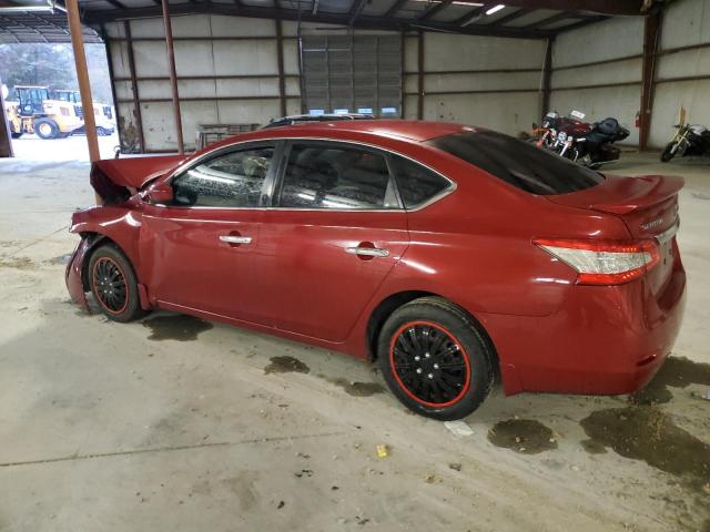 3N1AB7AP5EL690411 - 2014 NISSAN SENTRA S RED photo 2