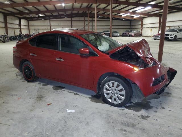 3N1AB7AP5EL690411 - 2014 NISSAN SENTRA S RED photo 4