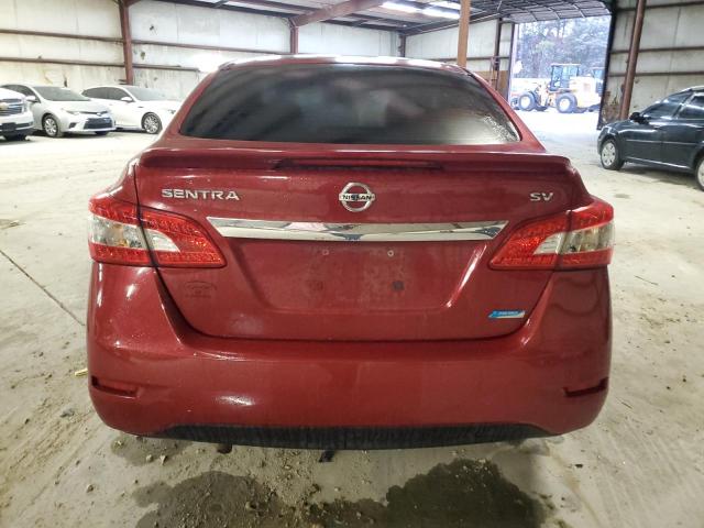 3N1AB7AP5EL690411 - 2014 NISSAN SENTRA S RED photo 6