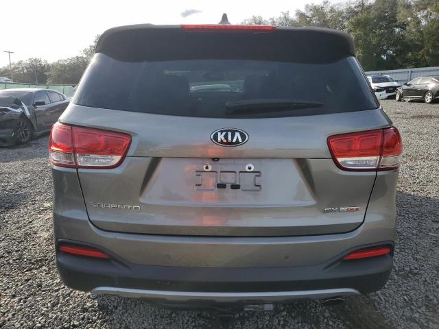 5XYPH4A19HG268704 - 2017 KIA SORENTO EX GRAY photo 6