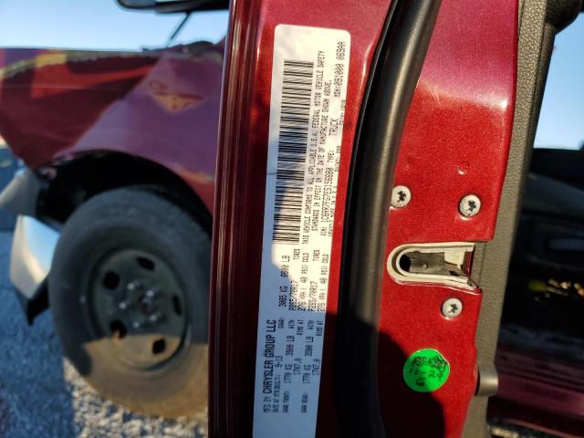 1C6RR7FG7ES156680 - 2014 RAM 1500 ST BURGUNDY photo 12