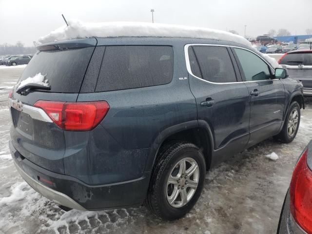 1GKKNKLA6KZ222362 - 2019 GMC ACADIA SLE BLUE photo 3