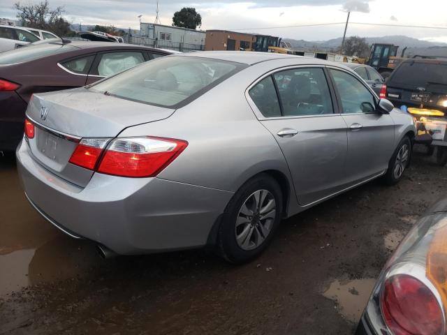 1HGCR2F31EA015075 - 2014 HONDA ACCORD LX SILVER photo 3