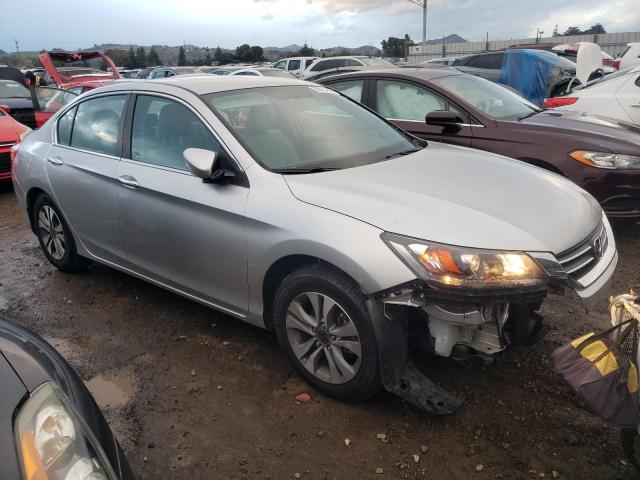 1HGCR2F31EA015075 - 2014 HONDA ACCORD LX SILVER photo 4