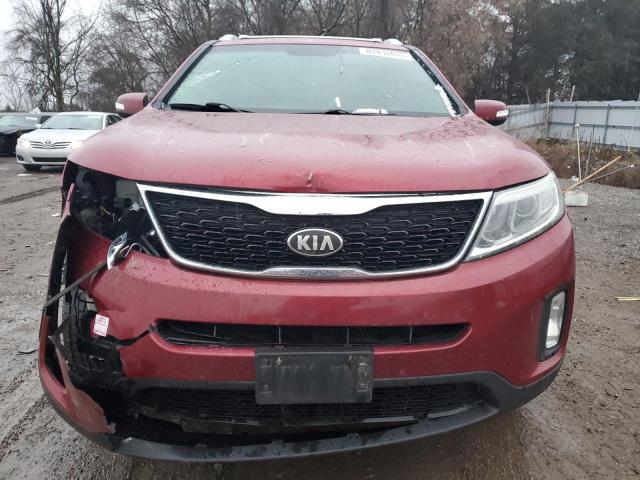 5XYKT3A66EG429407 - 2014 KIA SORENTO LX BURGUNDY photo 5