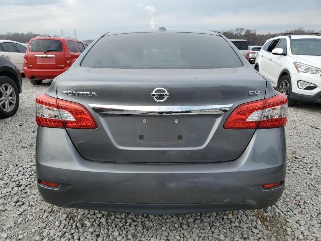 3N1AB7AP1FY364240 - 2015 NISSAN SENTRA S GRAY photo 6