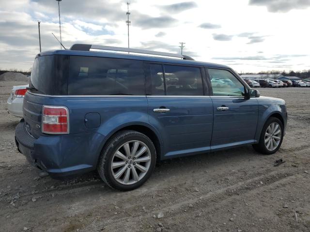 2FMGK5C85JBA07643 - 2018 FORD FLEX SEL BLUE photo 3