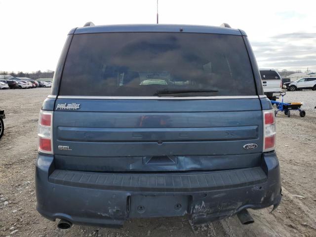 2FMGK5C85JBA07643 - 2018 FORD FLEX SEL BLUE photo 6