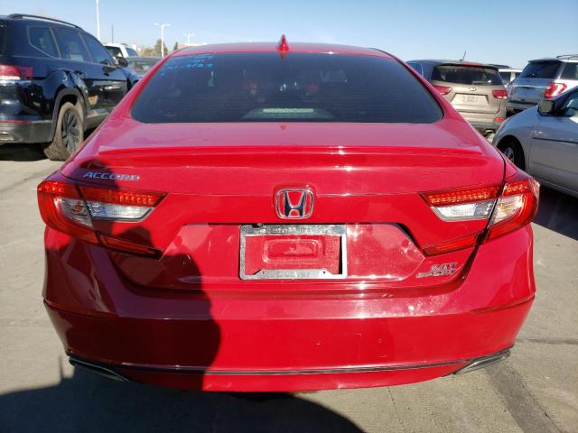 1HGCV2F38JA037595 - 2018 HONDA ACCORD SPORT RED photo 6