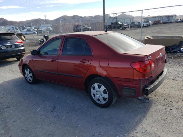 1NXBR32E38Z016444 - 2008 TOYOTA COROLLA CE RED photo 2