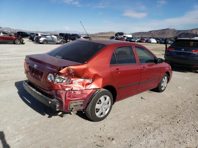 1NXBR32E38Z016444 - 2008 TOYOTA COROLLA CE RED photo 3