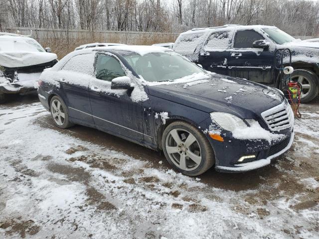 WDDHF8HB1BA423131 - 2011 MERCEDES-BENZ E 350 4MATIC BLUE photo 4