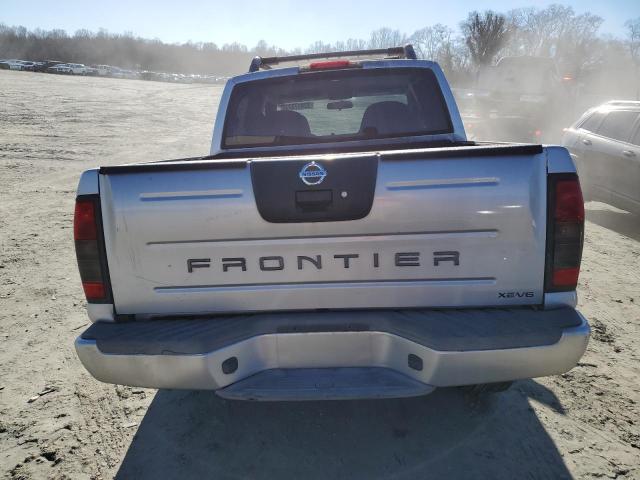 1N6ED27T34C468411 - 2004 NISSAN FRONTIER CREW CAB XE V6 SILVER photo 6