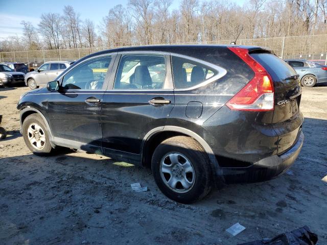 2HKRM3H3XEH552739 - 2014 HONDA CR-V LX BLACK photo 2