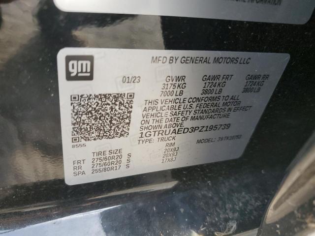 1GTRUAED3PZ195739 - 2023 GMC SIERRA K1500 BLACK photo 13