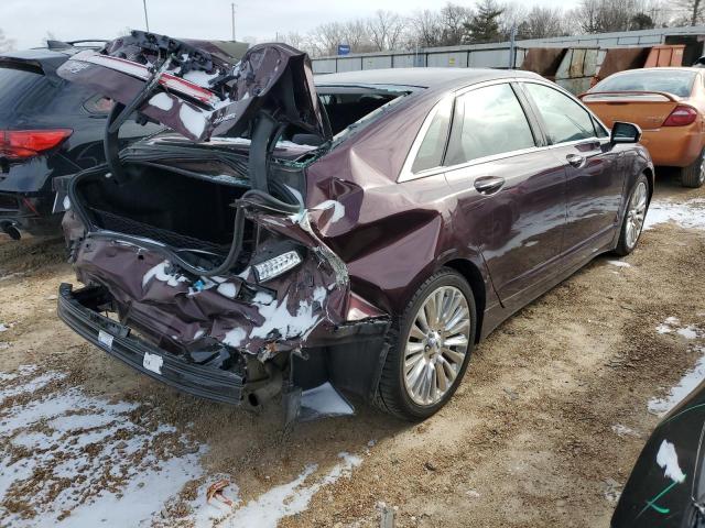 3LN6L2J9XDR819948 - 2013 LINCOLN MKZ PURPLE photo 3