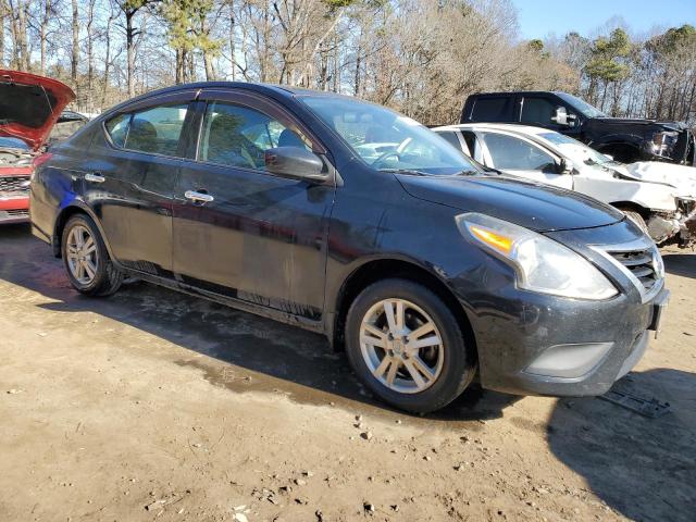 3N1CN7AP4FL825587 - 2015 NISSAN VERSA S BLACK photo 4