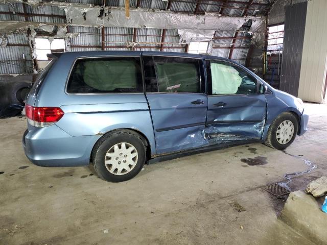 5FNRL38209B017837 - 2009 HONDA ODYSSEY LX BLUE photo 3