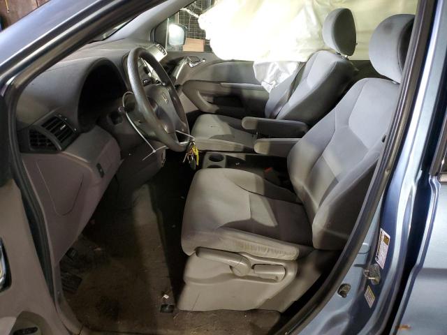 5FNRL38209B017837 - 2009 HONDA ODYSSEY LX BLUE photo 7