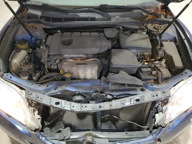 4T1BF3EK2BU632430 - 2011 TOYOTA CAMRY BASE BLUE photo 11